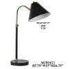 CVAER1421 | Office Lamp, with black marble base