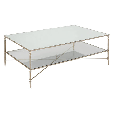 24061-UTT | Henzler Rectangle Coffee Table with Mirror Top