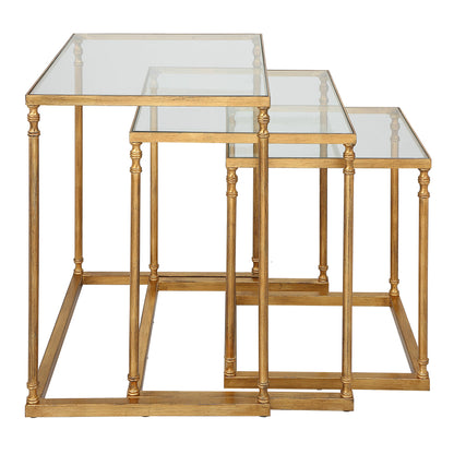 24067-N-UTT |Henzler 62 W x 46 H x 63 D Nesting Table - Mirror Top