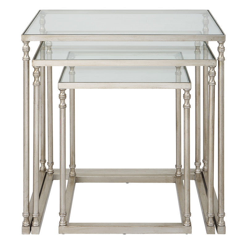24067-N-UTT |Henzler 62 W x 46 H x 63 D Nesting Table - Mirror Top