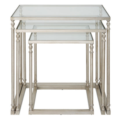 24067-N-UTT |Henzler 62 W x 46 H x 63 D Nesting Table - Mirror Top
