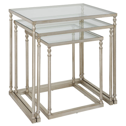 24067-N-UTT |Henzler 62 W x 46 H x 63 D Nesting Table - Mirror Top