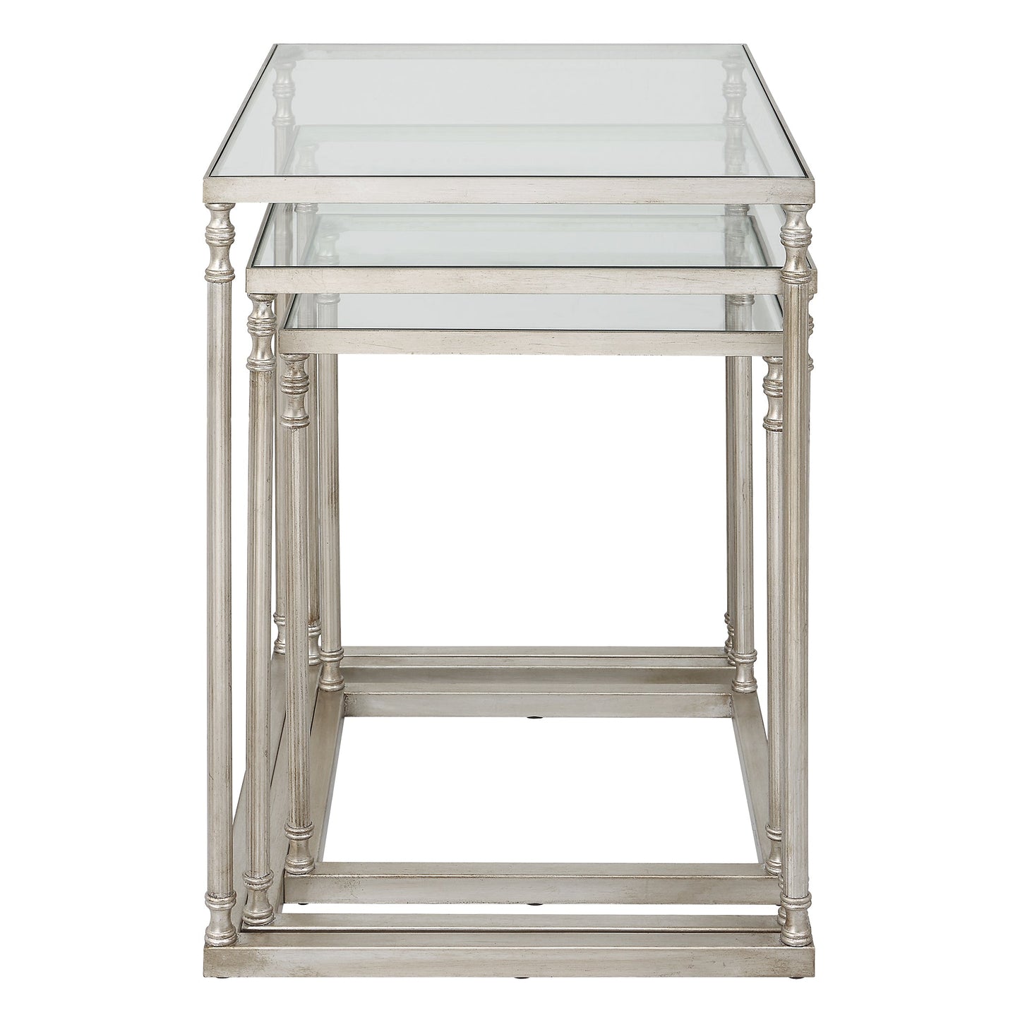 24067-N-UTT |Henzler 62 W x 46 H x 63 D Nesting Table - Mirror Top