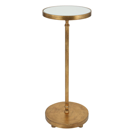 Henzler Gold Circle Accent Table (6585685475424)