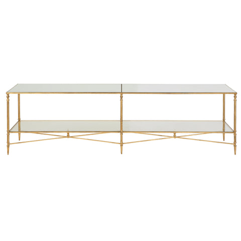 24070-UTT |Henzler 200 W x 56 H x 48 D Tv unit with Mirror Top