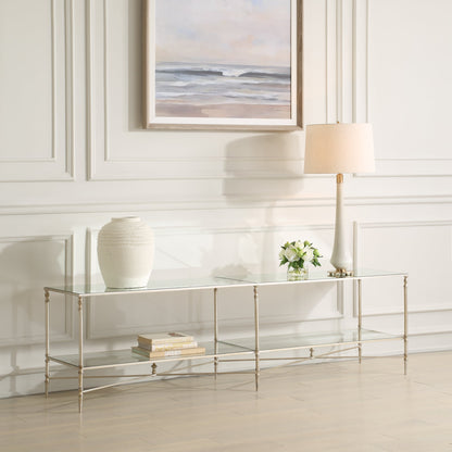 24070-C-UTT |Henzler 200 W x 56 H x 48 D Tv unit with Mirror Top