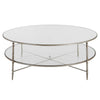 24303-SL-UTT| Henzler Round Coffee Table with Mirror Top
