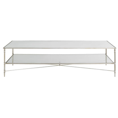 24293-N-UTT |Henzler 181 W x 48 H x 91 D Rectangle Coffee Table with Mirror Top