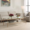 24313-SL-UTT | Henzler 151 W x 48 H x 60 D Rectangle Coffee Table with Mirror Top