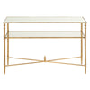 24328-utt | Henzler 91 W x 60 H x 35 D Rectangle Accent Table with Mirror Top