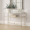 24328-C-utt | Henzler 91 W x 60 H x 35 D Rectangle Accent Table with Mirror Top