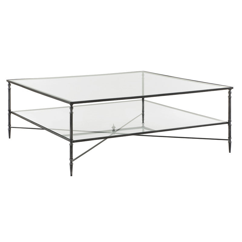 Henzler 91 W x 48 H x 91 D Square Coffee Table with Mirror Top