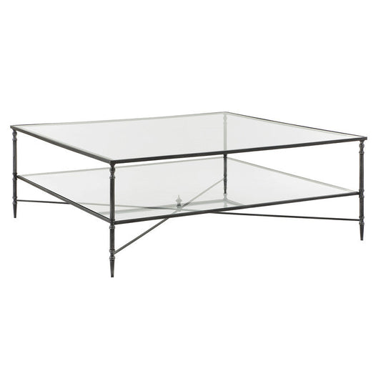 Henzler 91 W x 48 H x 91 D Square Coffee Table with Mirror Top