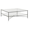 24294-N-UTT | Henzler 91 W x 48 H x 91 D Square Coffee Table with Mirror Top