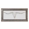 Western Skull Mount Framed Print