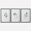 Simple Sage Framed Prints, S/3