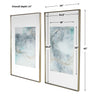 Undulating Oro Framed Prints, S/2, 2 Cartons