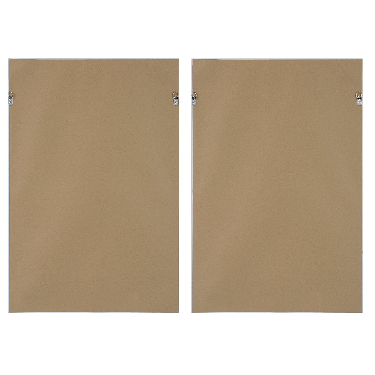 Burgundy Interjection Framed Prints, S/2