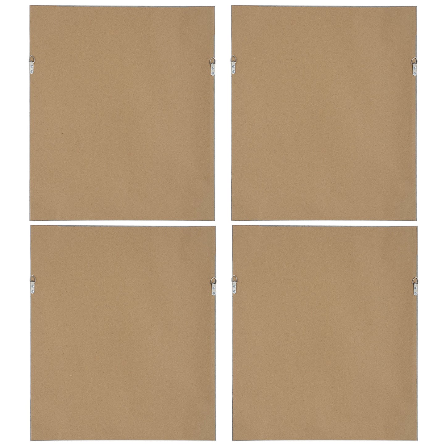 Wildflower Study Framed Prints, S/4