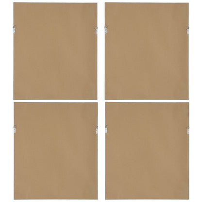 Wildflower Study Framed Prints, S/4