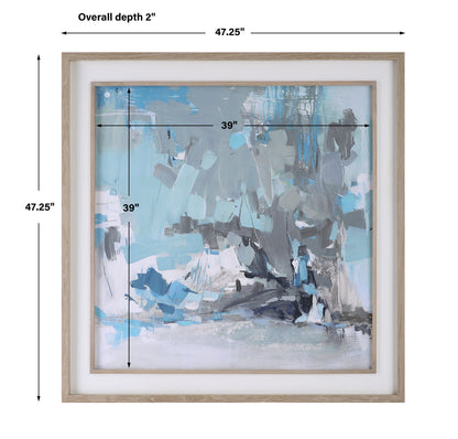 Uttermost Misty Moonlight Abstract Framed Print