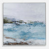 Blue Essence Coastal Framed Canvas