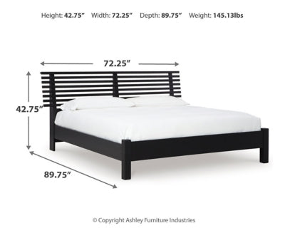 Ashley Homestore | Danziar -Queen Slat Panel Bed