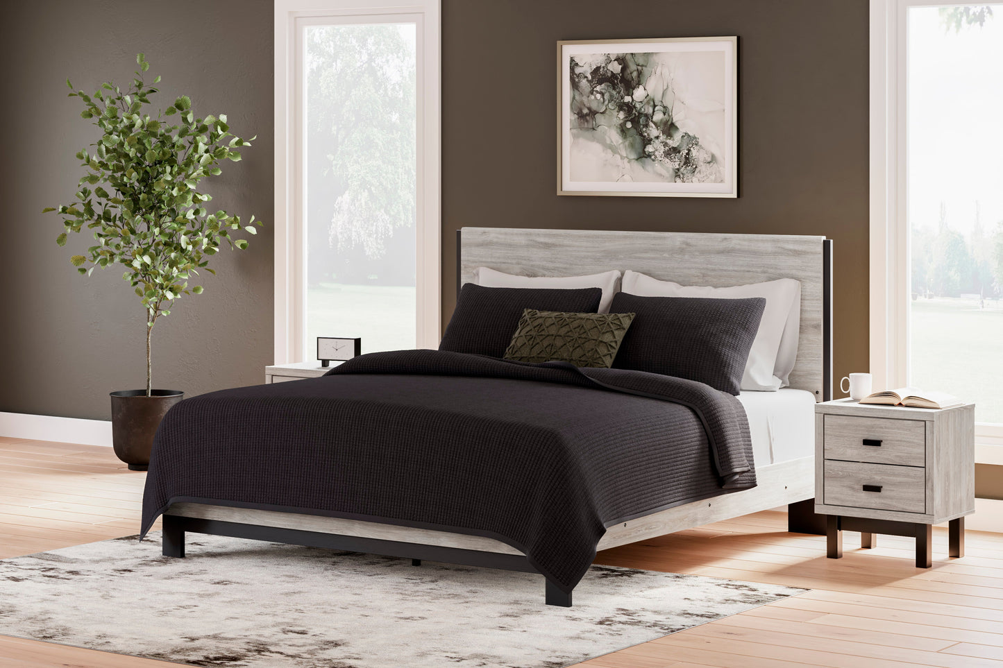 Ashley Homestore | Vessalli King Panel Bed