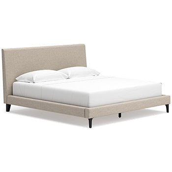 Ashley Homestore | Cielden King Upholstered Bed with Roll Slats