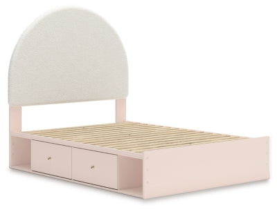Ashley Homestore | Wistenpine Full Upholstered Panel Bed with Storage
