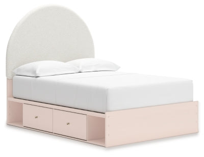 Ashley Homestore | Wistenpine Full Upholstered Panel Bed with Storage