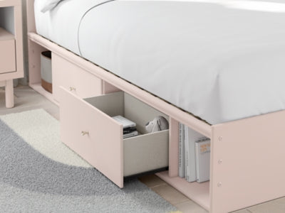 Ashley Homestore | Wistenpine Full Upholstered Panel Bed with Storage