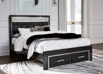 Ashley Homestore | Kaydell King Panel Bed with Storage