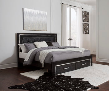Ashley Homestore | Kaydell King Panel Bed with Storage