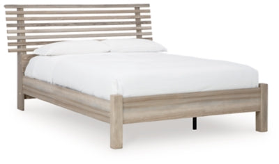 Ashley Homestore | Hasbrick - Queen Slat Panel Bed