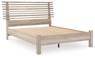 Ashley Homestore | Hasbrick - Queen Slat Panel Bed