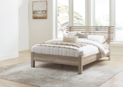 Ashley Homestore | Hasbrick - Queen Slat Panel Bed