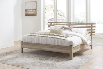 Ashley Homestore | Hasbrick - King Slat Panel Bed