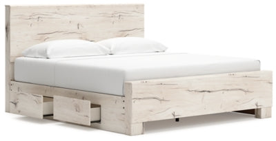 Ashley Homestore | Lawroy King Panel Bed with Storage