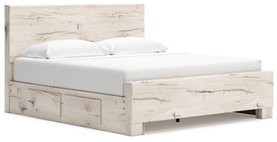 Ashley Homestore | Lawroy King Panel Bed with Storage