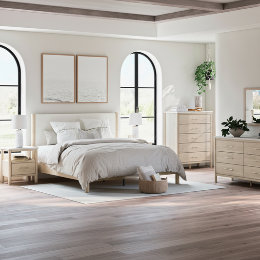Cadmori King Upholstered Panel Set