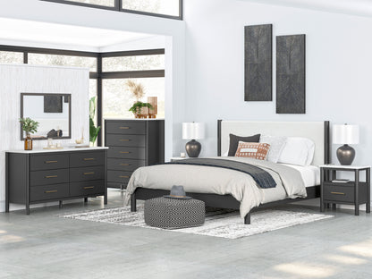 Ashley Homestore | Cadmori King Upholstered Panel Bed