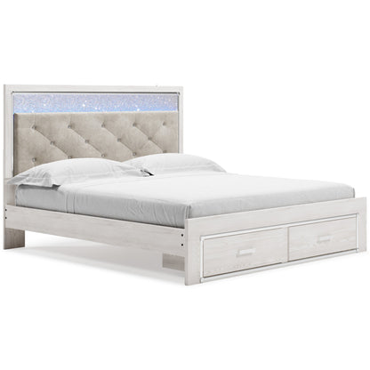 Ashley Homestore | Altyra -  Queen Upholstered Storage Bed