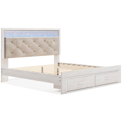 Ashley Homestore | Altyra -  Queen Upholstered Storage Bed