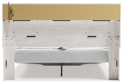 Ashley Homestore | Altyra - King Upholstered Bookcase Bed with Storage