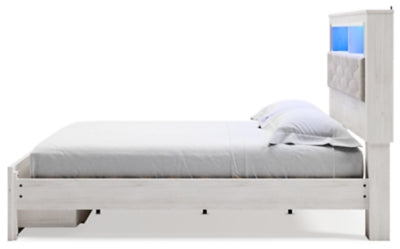 Ashley Homestore | Altyra - King Upholstered Bookcase Bed with Storage
