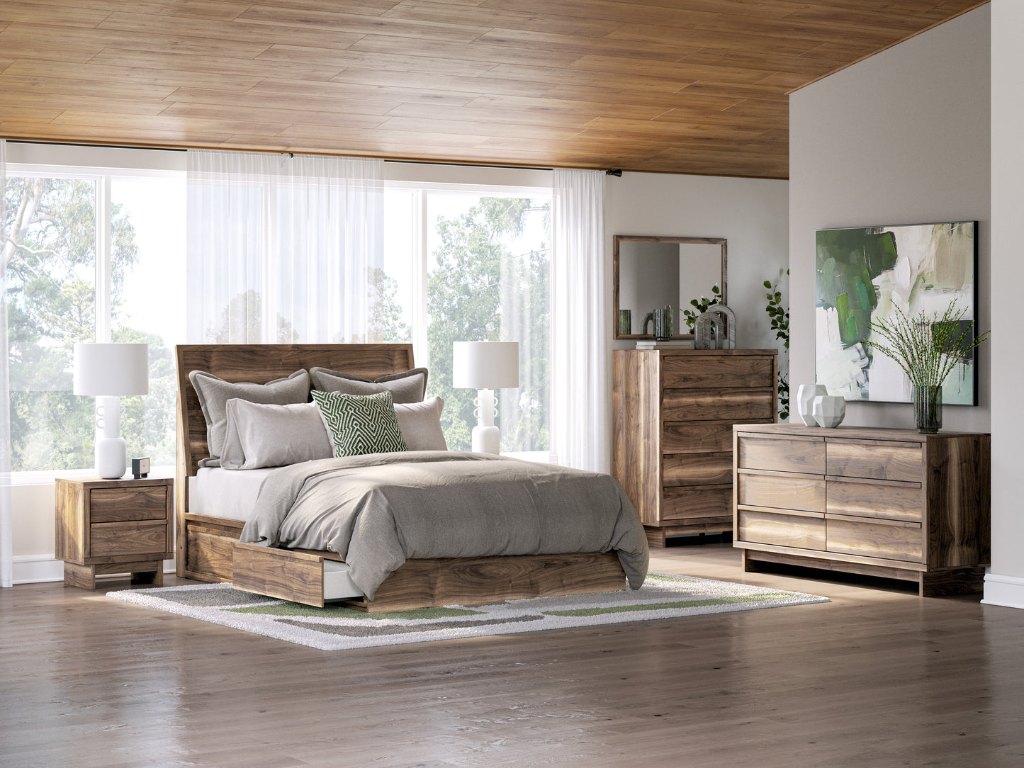 Zadilyn Five Drawer Wide Chest