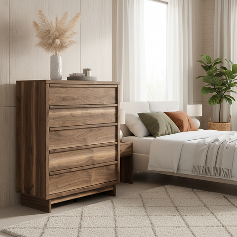 Zadilyn Five Drawer Wide Chest