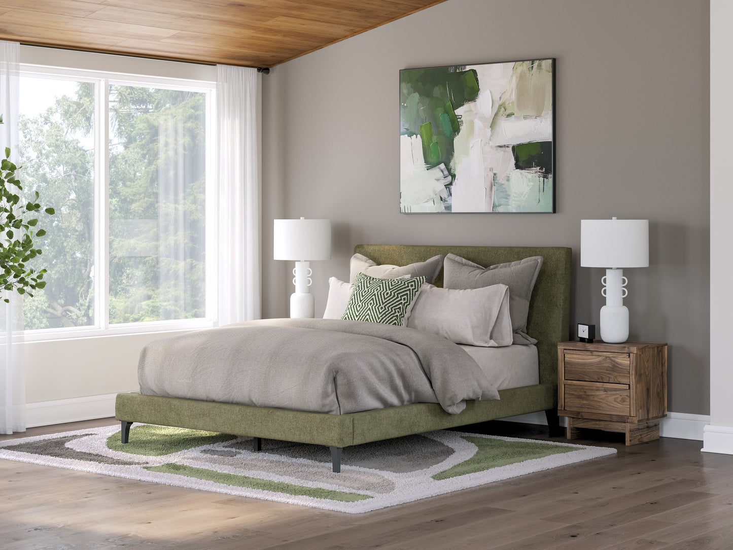 Zadilyn Queen UPH Bed w/Roll Slats