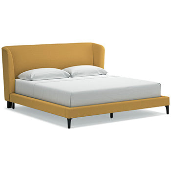 Ashley Homestore | Maloken California King Upholstered Bed with Roll Slats